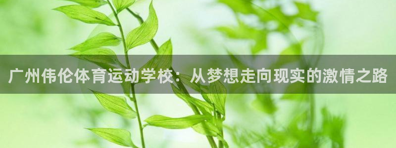 米兰体育官网下载招商电话是多少：广州伟伦体育运动学校：从梦想