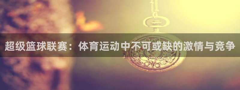 米兰体育官网下载平台注册流程视频：超级篮球联赛：体育
