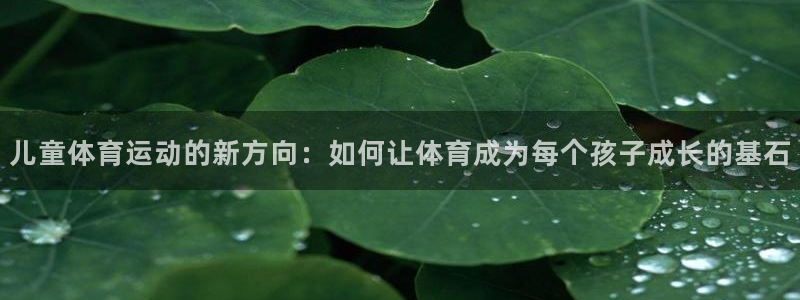  米兰体育网站斯特拉斯堡战略伙伴Q：儿童体育运动的新方向：如何